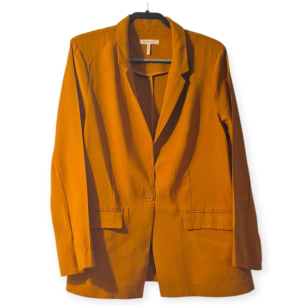 BCBGeneration Carmel Brown One Button Long Sleeve… - image 3